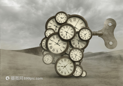 創(chuàng)意大腦鐘表 時(shí)間與思維的藝術(shù)交匯